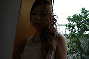 Lovely babe Yukina Momose caressing her boobies and her cherry Photo 6