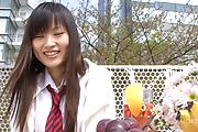 Asian schoolgirl presents herself masturbating  Photo 3