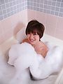 Akina Hara in a warm bath give a japan blowjob Photo 2