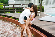 Mature Asian blowjob outdoor xxx with Miu Suzuha Photo 9