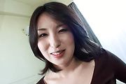 Curvy Sakura Anna has her pussy filled with cum in asian POV Photo 1