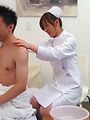 Miina Minamoto strips her nurse's lingerie to get fucked Photo 2