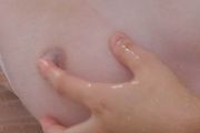 Noriko Kago in see thru lingerie masturbating in the shower Photo 9