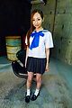 Asian schoolgirl swallows after nasty oral show  Photo 2