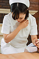 Ui Kinari, Asian nurse prrovides warm blowjob  Photo 3
