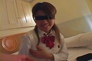 Asian schoolgirl, Miho, having a wild fuck on cam  Photo 6