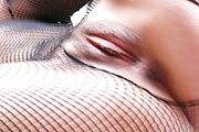 Ruhime Maiori's Pussy Licked And Fingered While In Fishnets Photo 11